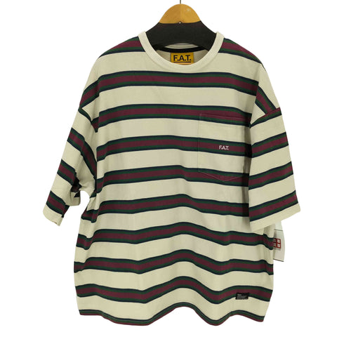 エフエーティー FAT ボーダークルーネック S/S Tシャツ メンズ  JUMBO